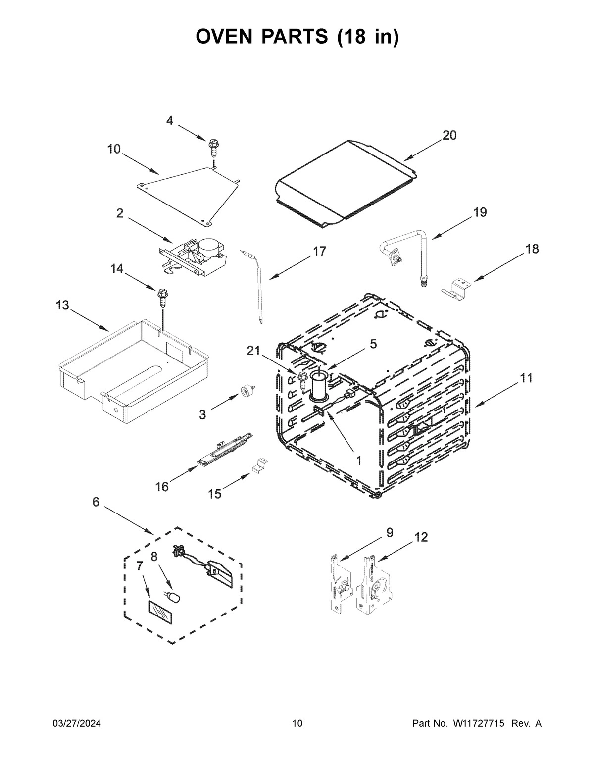 06 - OVEN PARTS (18 IN)