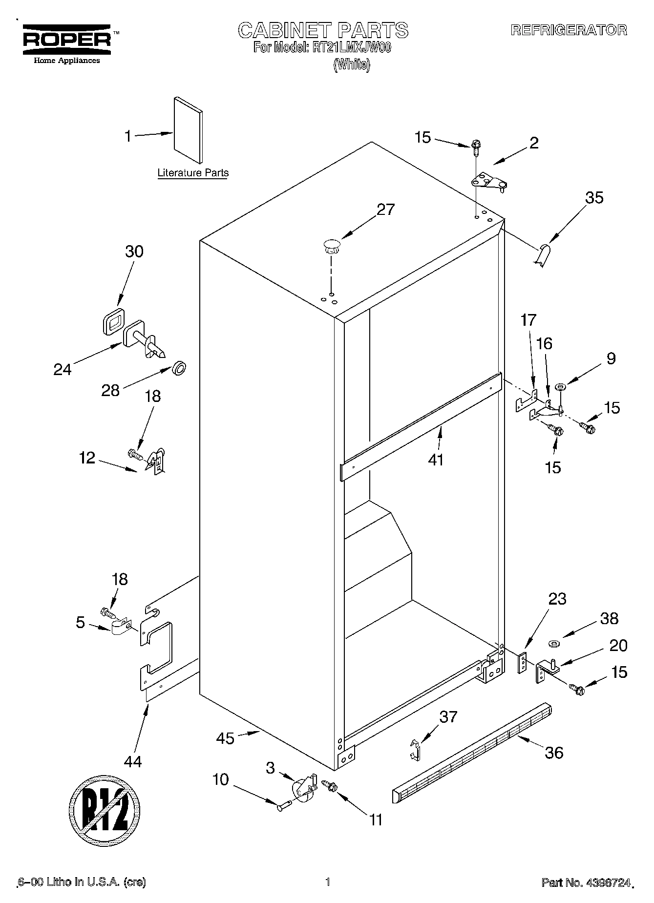 01 - CABINET, LITERATURE