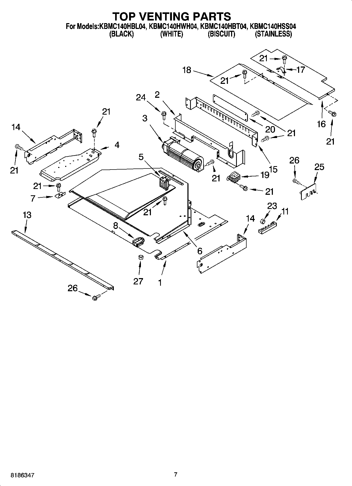 05 - TOP VENTING PARTS