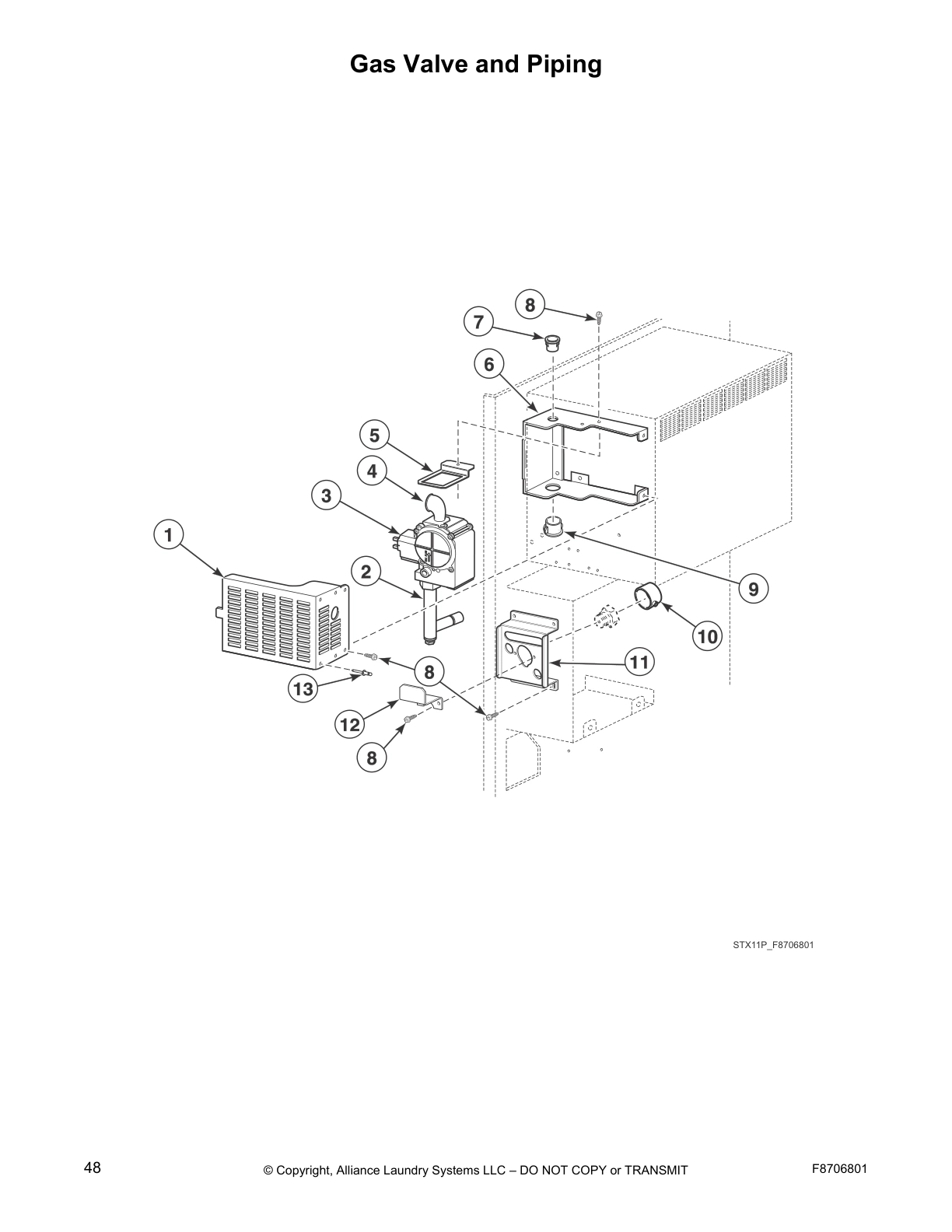 Gas Valve and Piping