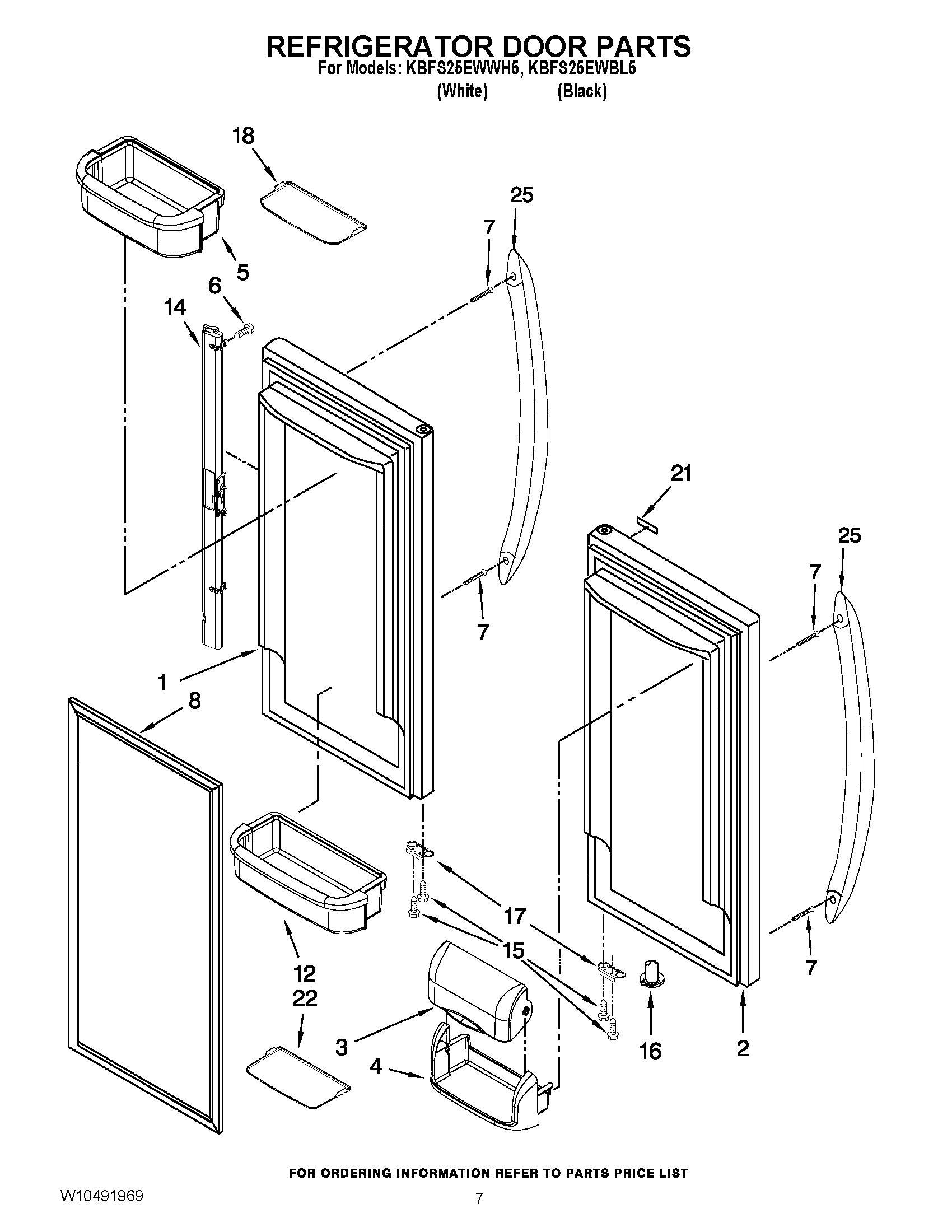 04 - REFRIGERATOR DOOR PARTS