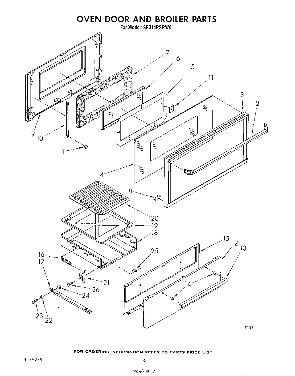 05 - OVEN DOOR AND BROILER