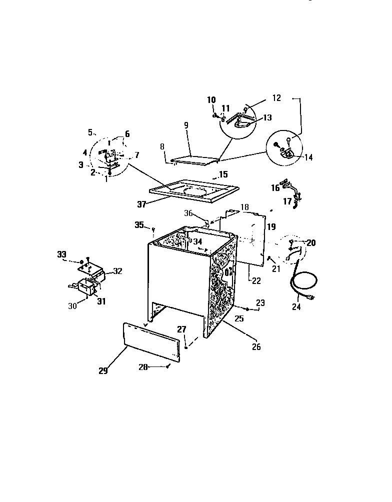03 - CABINET, TOP PANEL