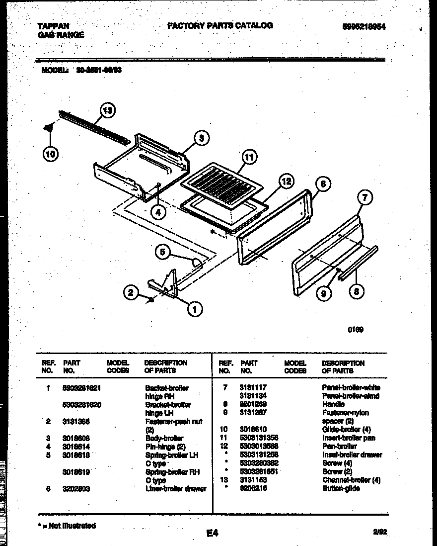 04 - BROILER DRAWER PARTS