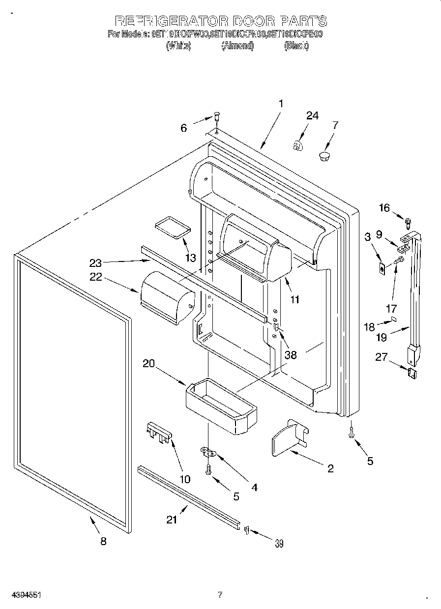 04 - REFRIGERATOR DOOR