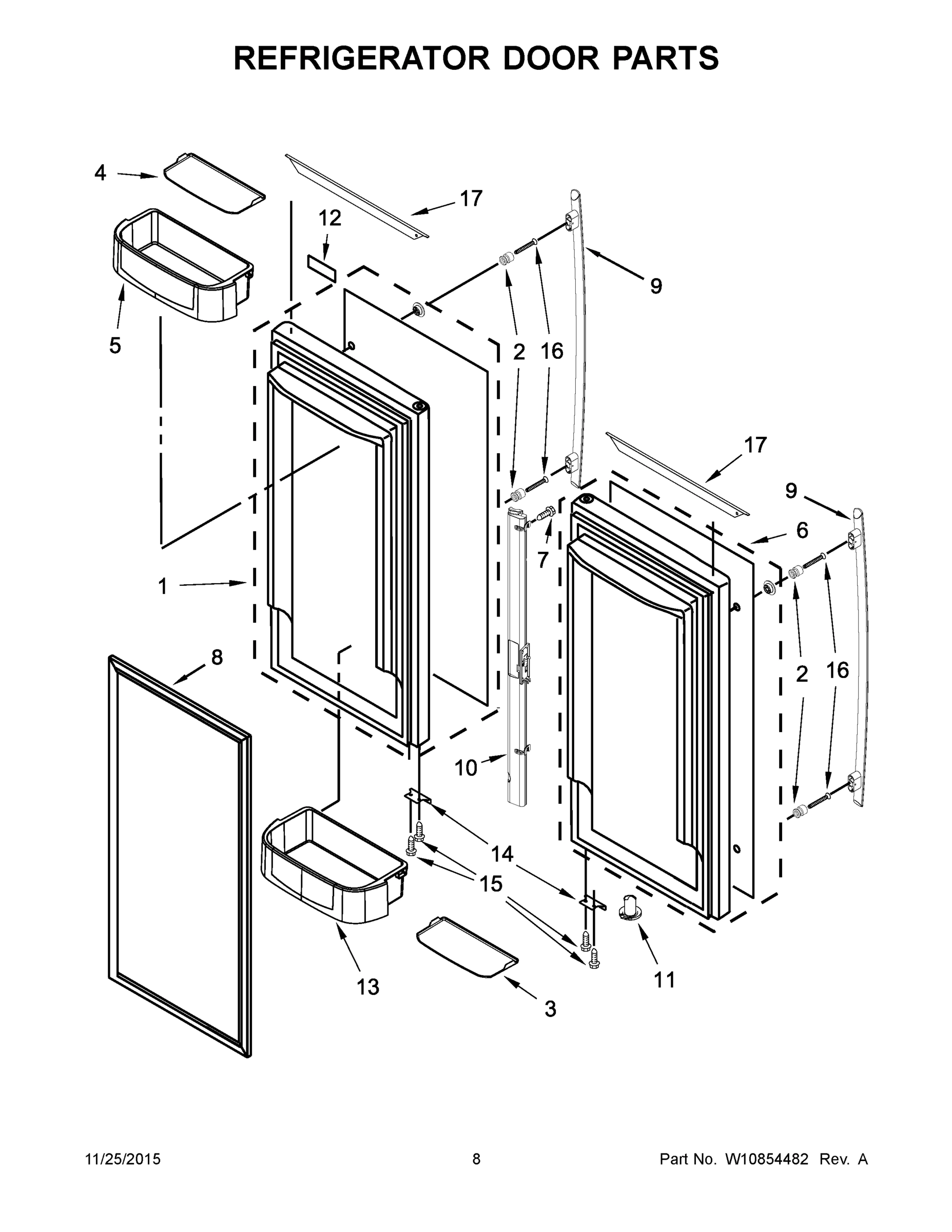 05 - REFRIGERATOR DOOR PARTS