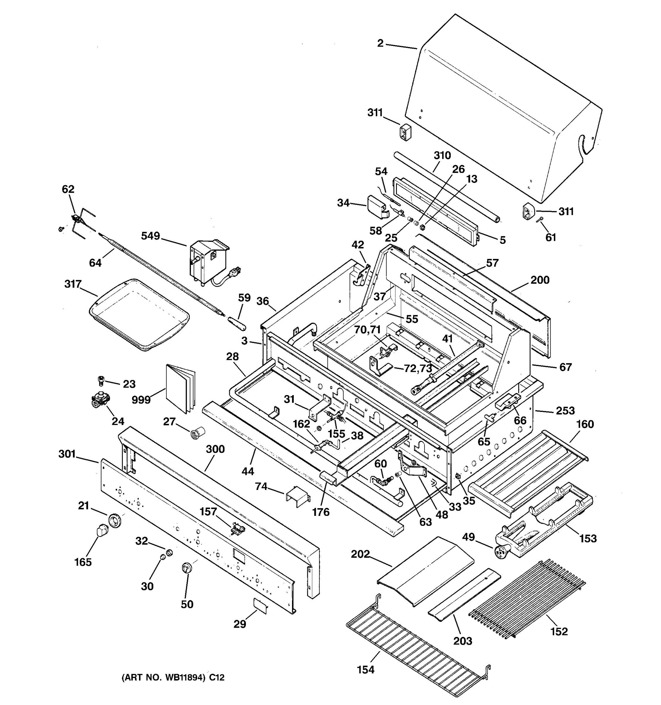 GAS GRILL PARTS