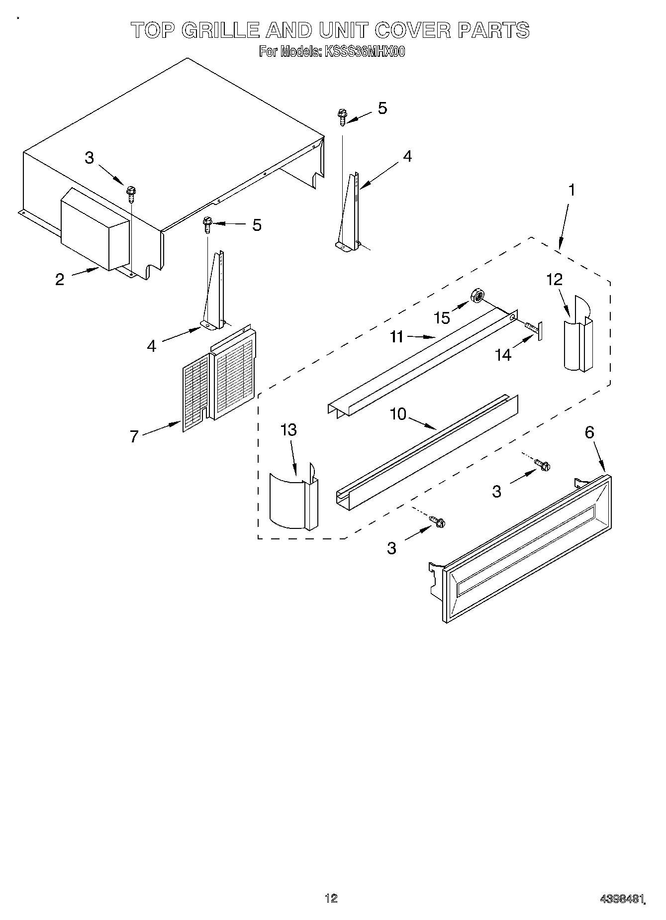 09 - TOP GRILL AND UNIT COVER