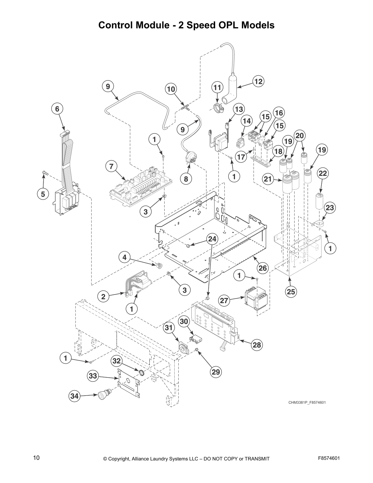 Control Module - 2 Speed OPL Models