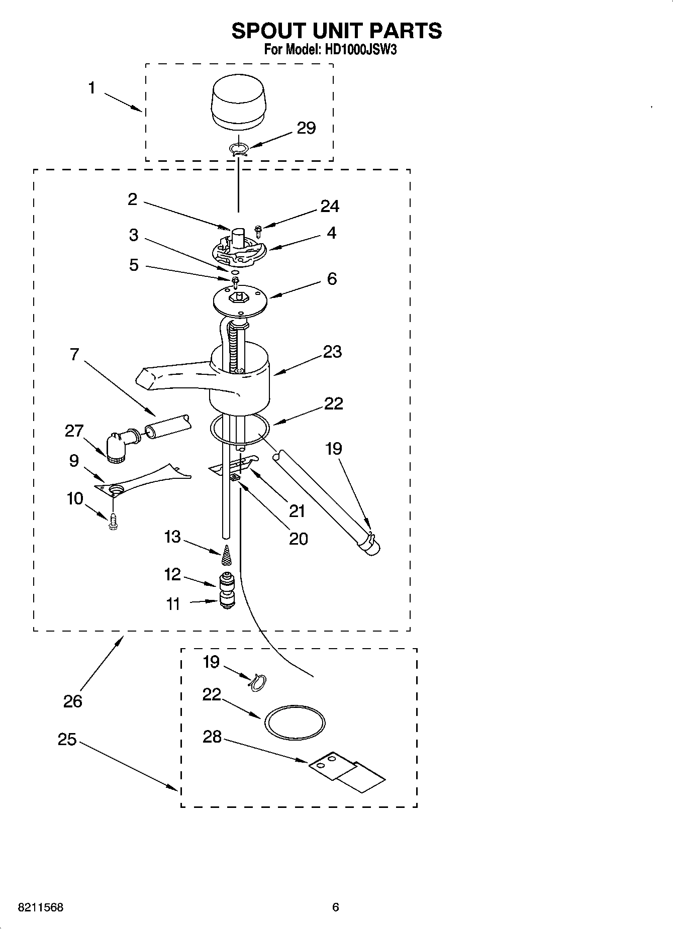 03 - SPOUT UNIT PARTS
