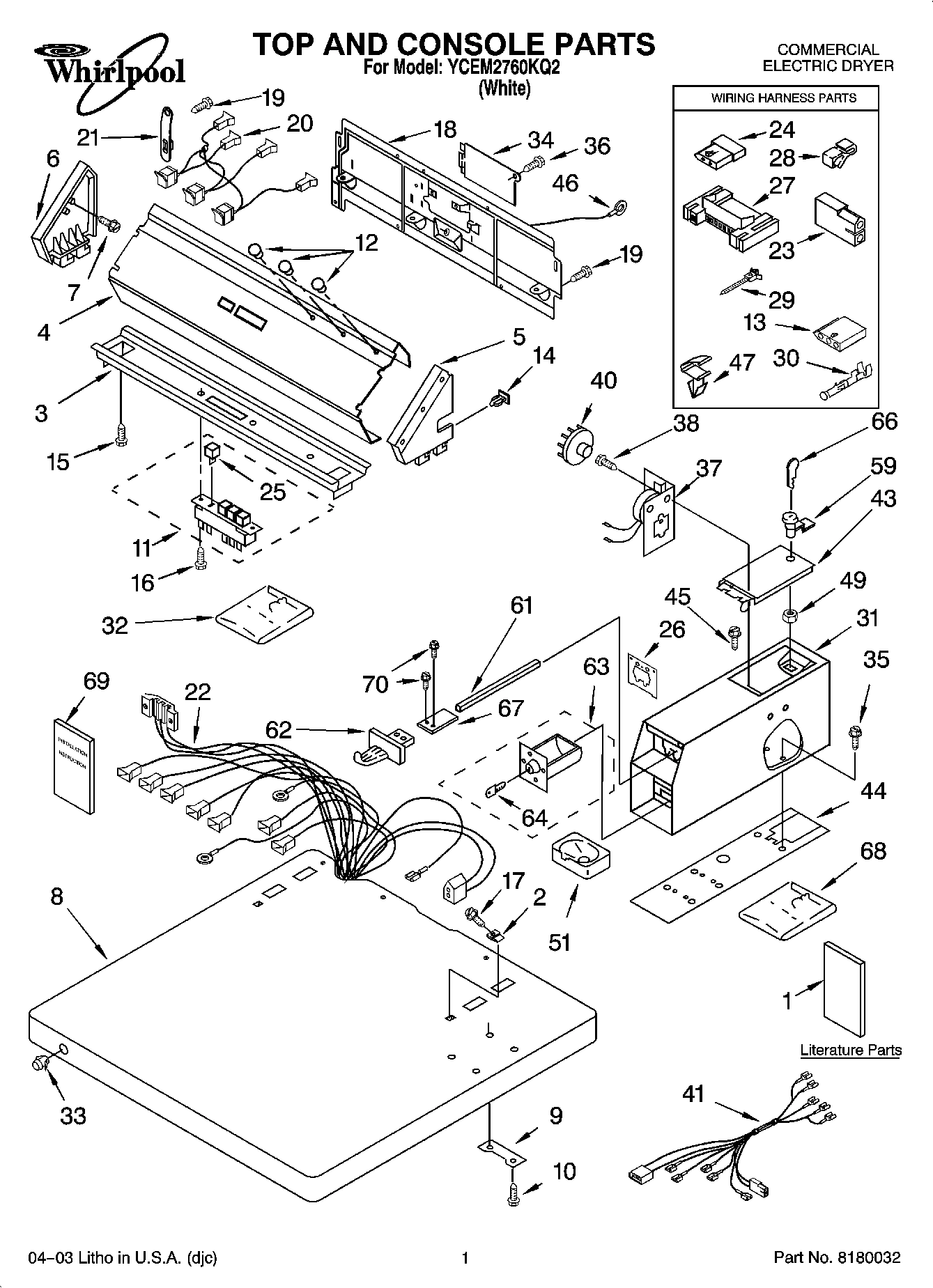 01 - TOP AND CONSOLE PARTS