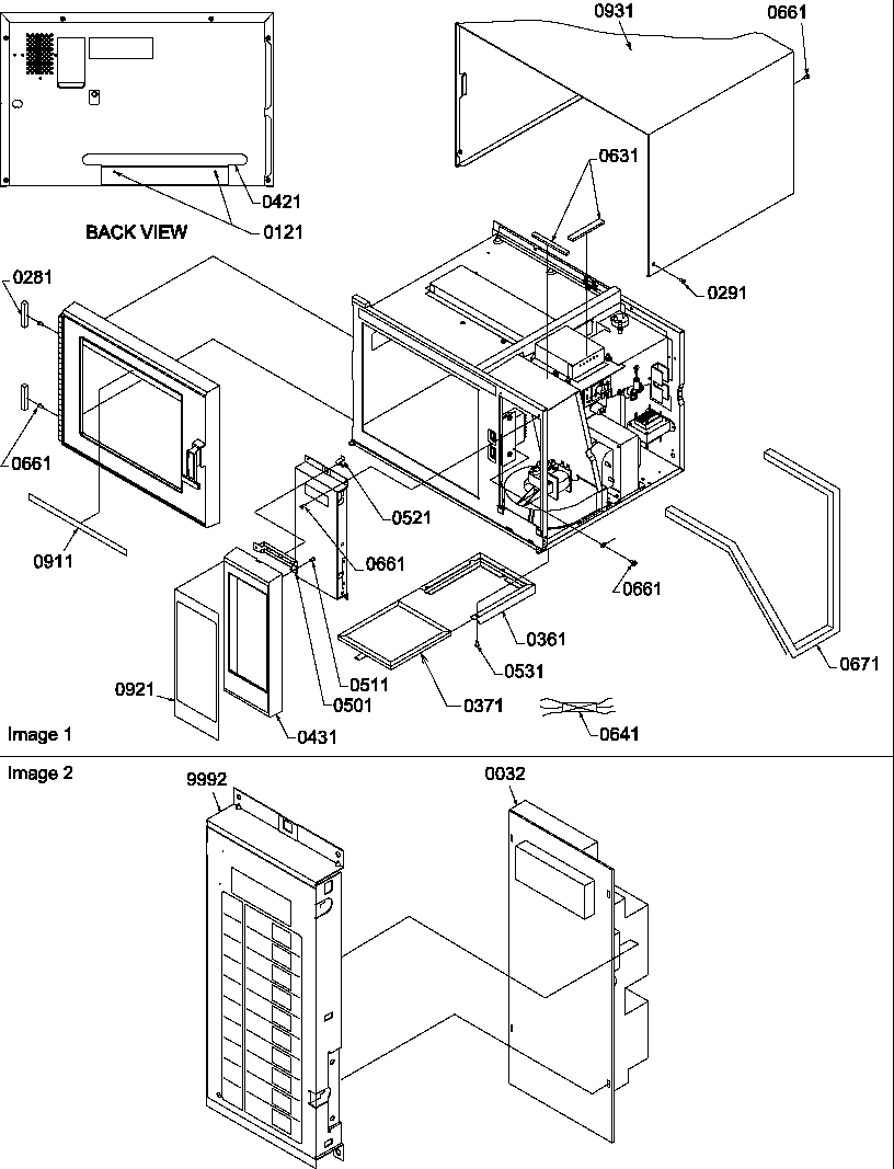 03 - OUTER CABINET/CONTROL PANEL