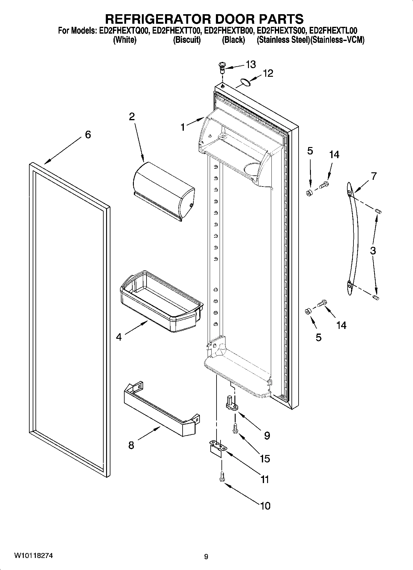 06 - REFRIGERATOR DOOR PARTS