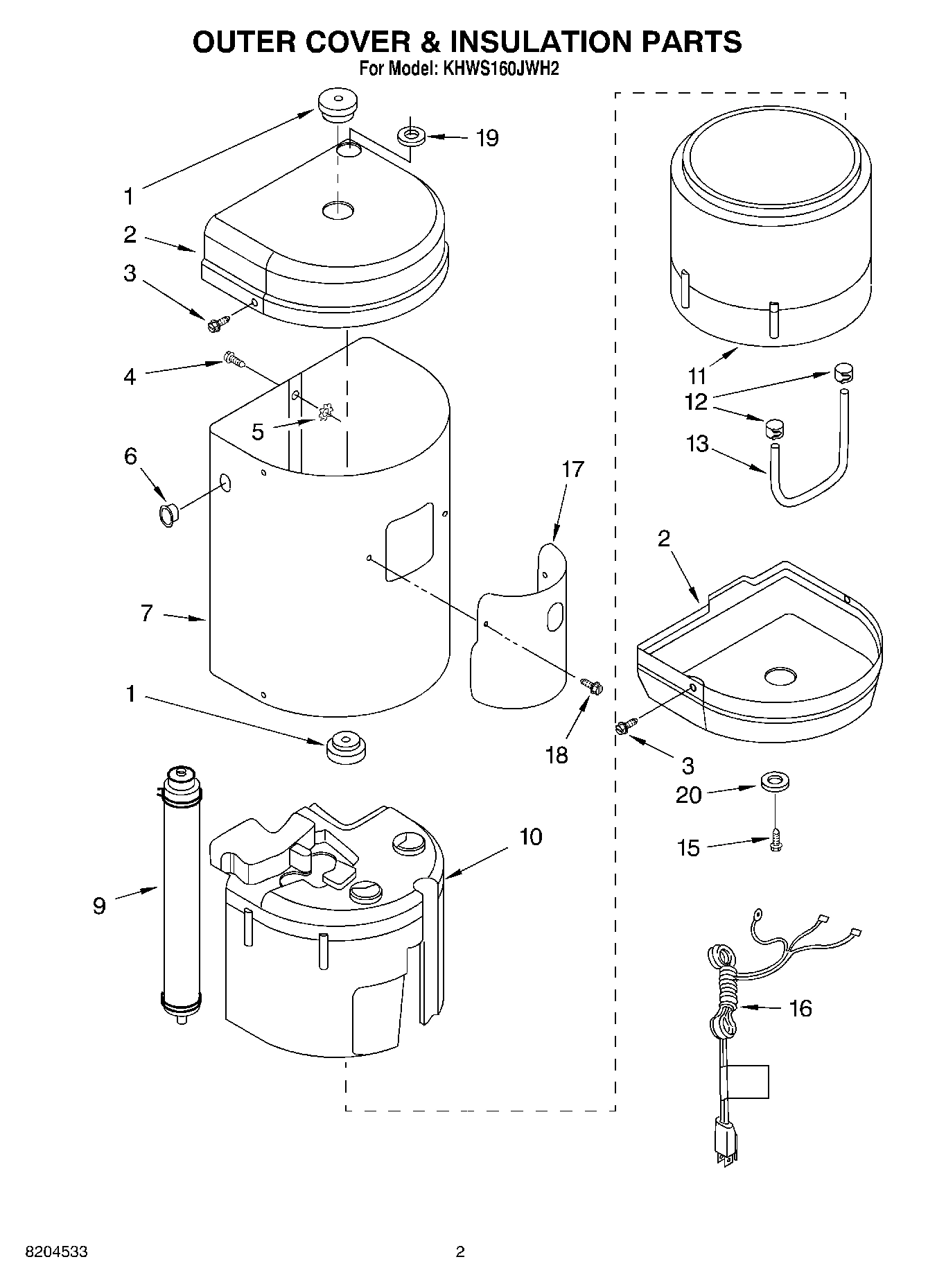 01 - OUTER COVER & INSULATION PARTS