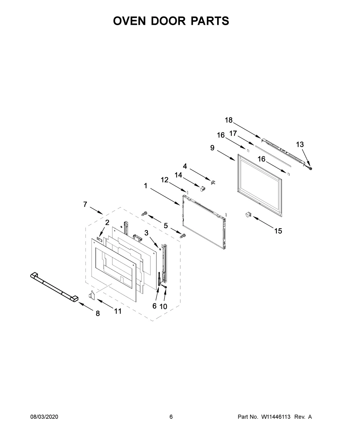 04 - OVEN DOOR PARTS