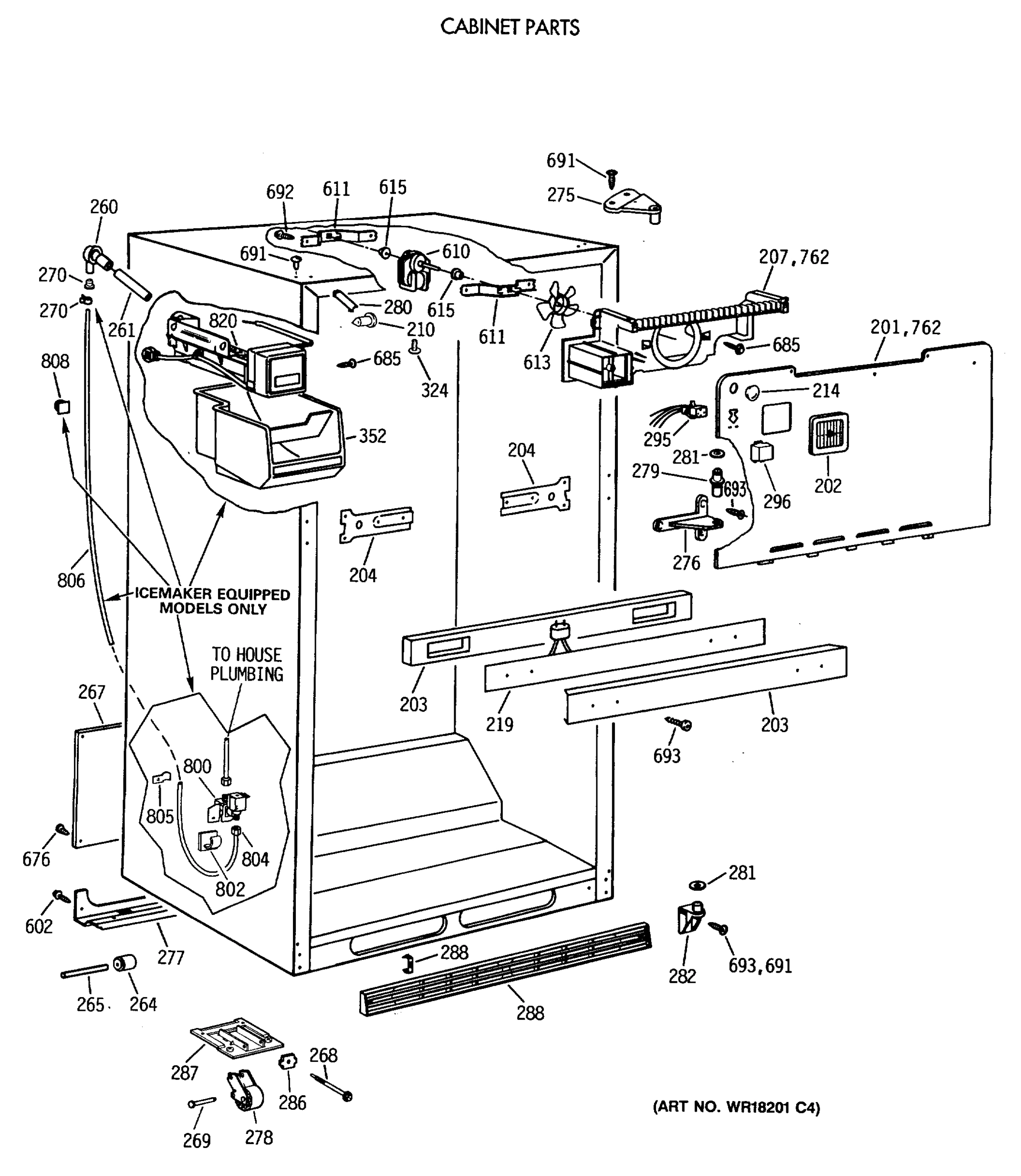 CABINET PARTS