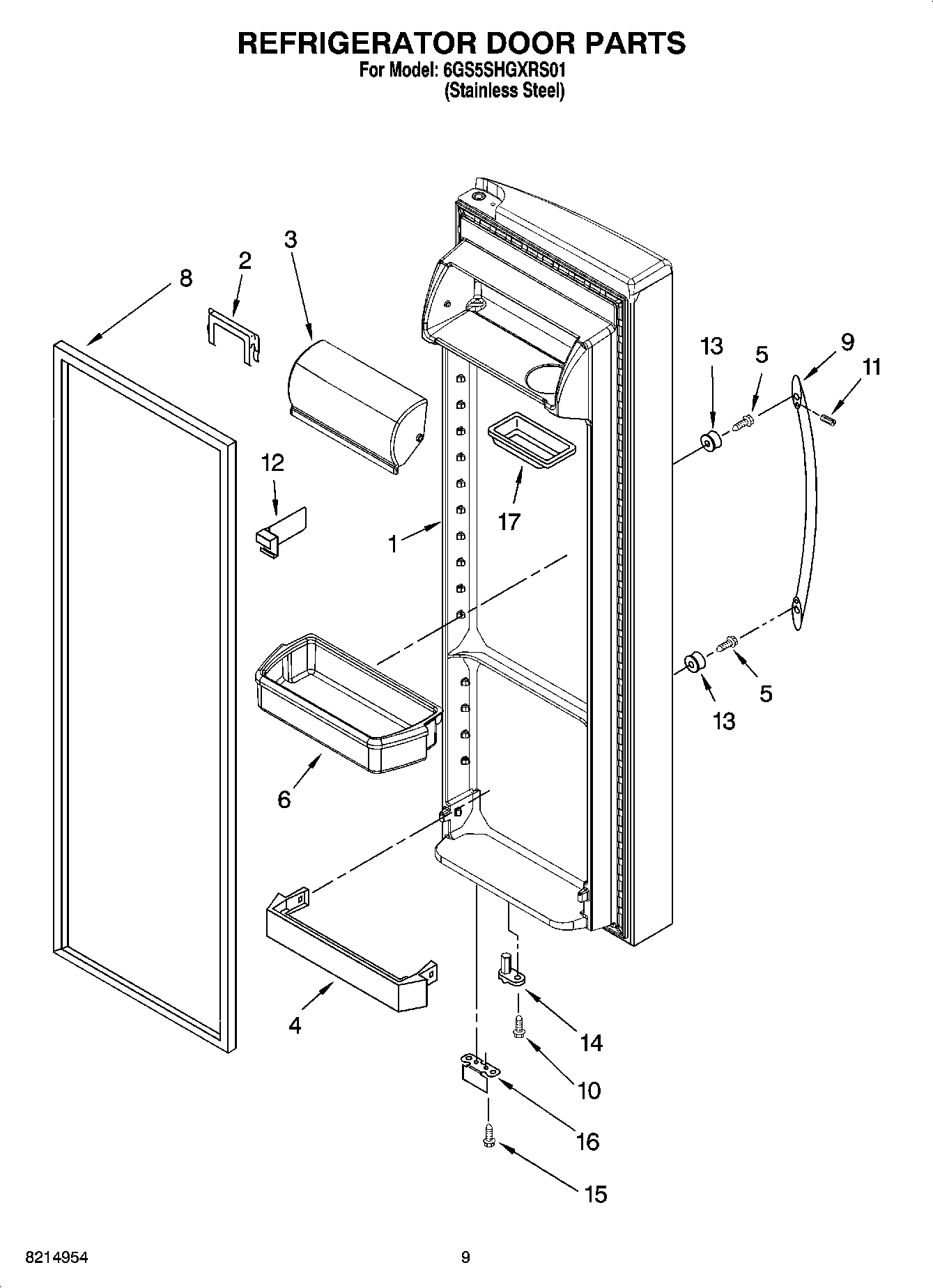 06 - REFRIGERATOR DOOR PARTS