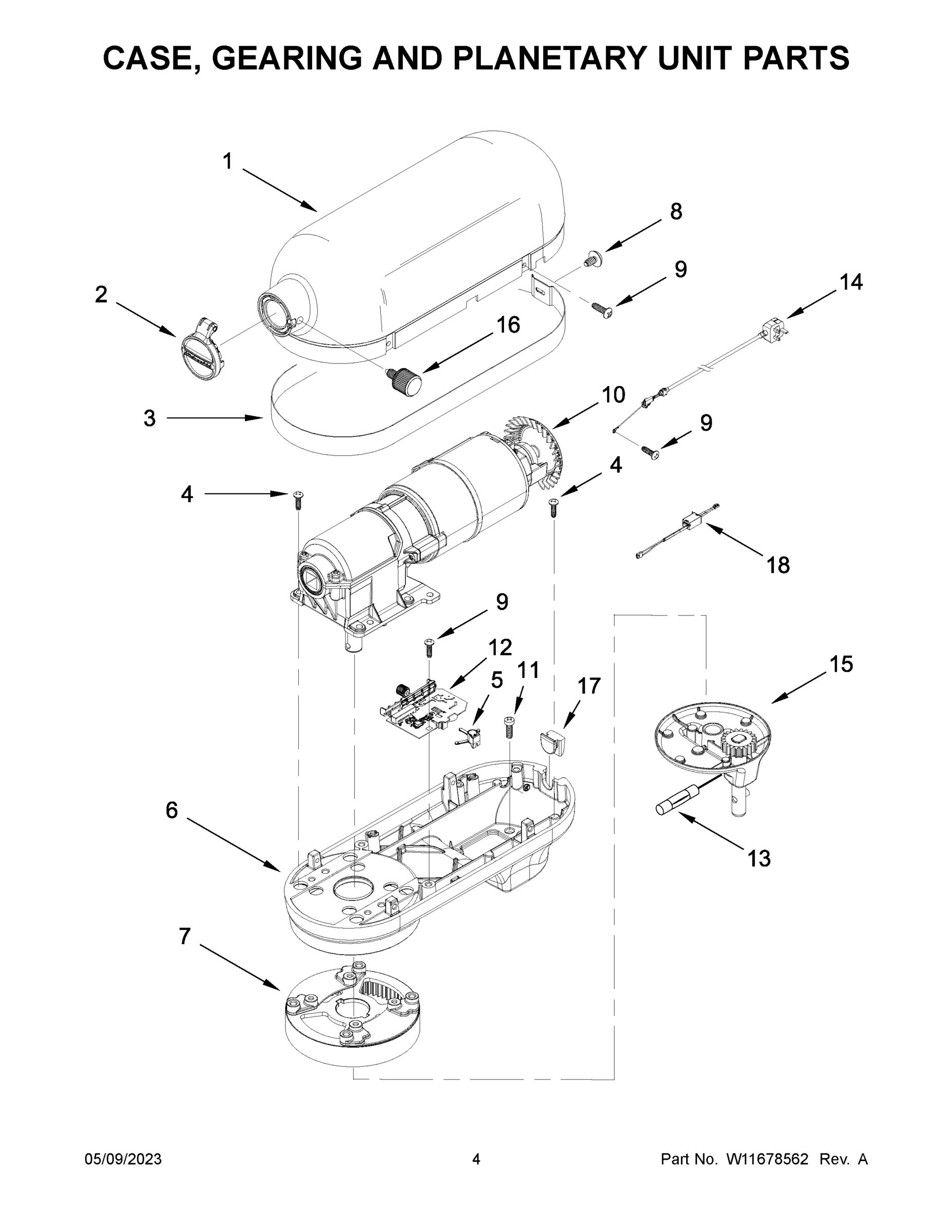 03 - CASE, GEARING AND PLANETARY UNIT PARTS
