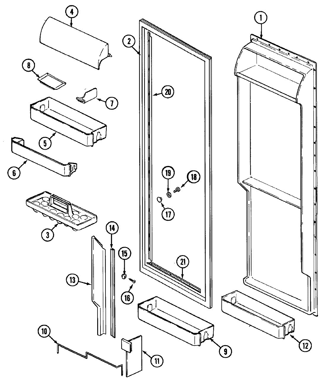 05 - FRESH FOOD INNER DOOR