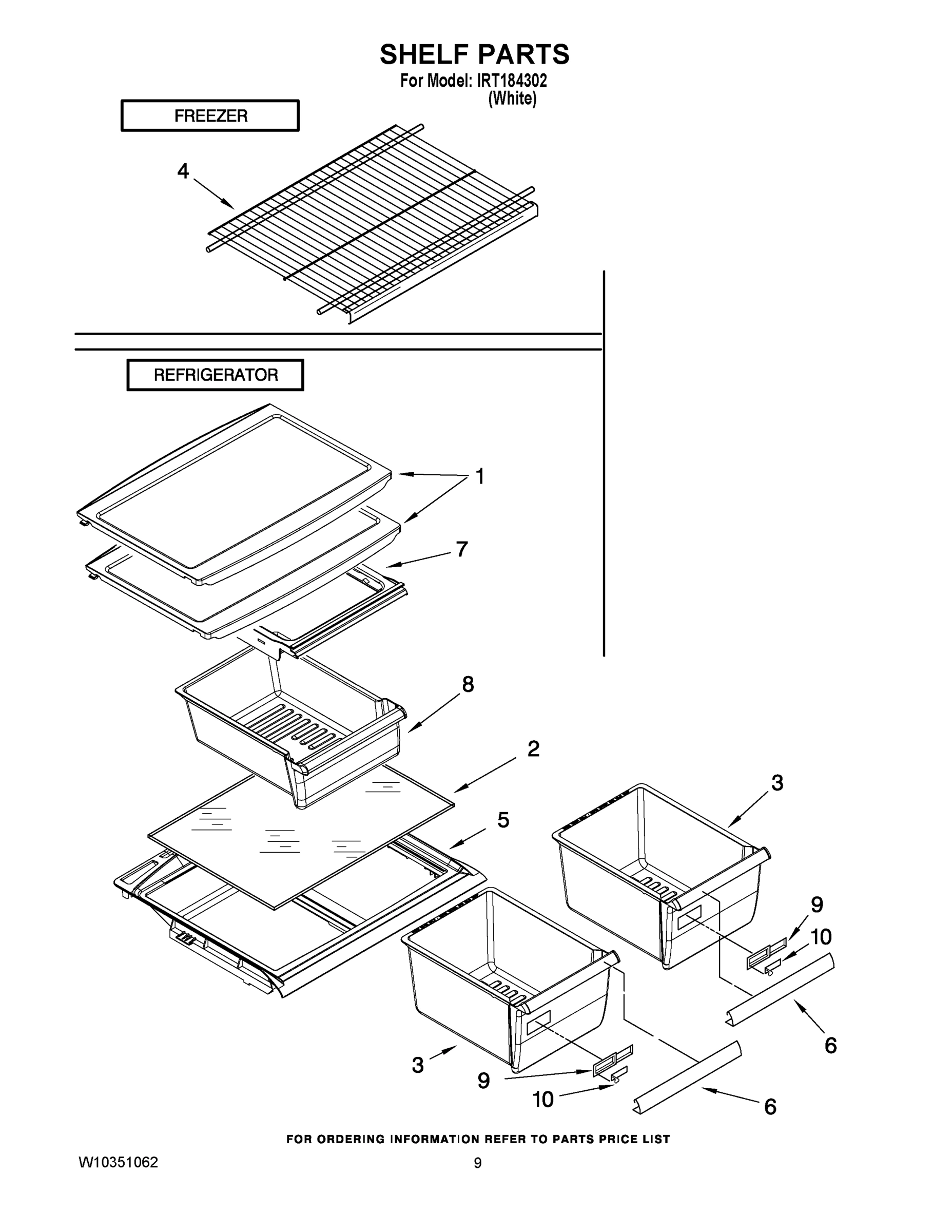 05 - SHELF PARTS