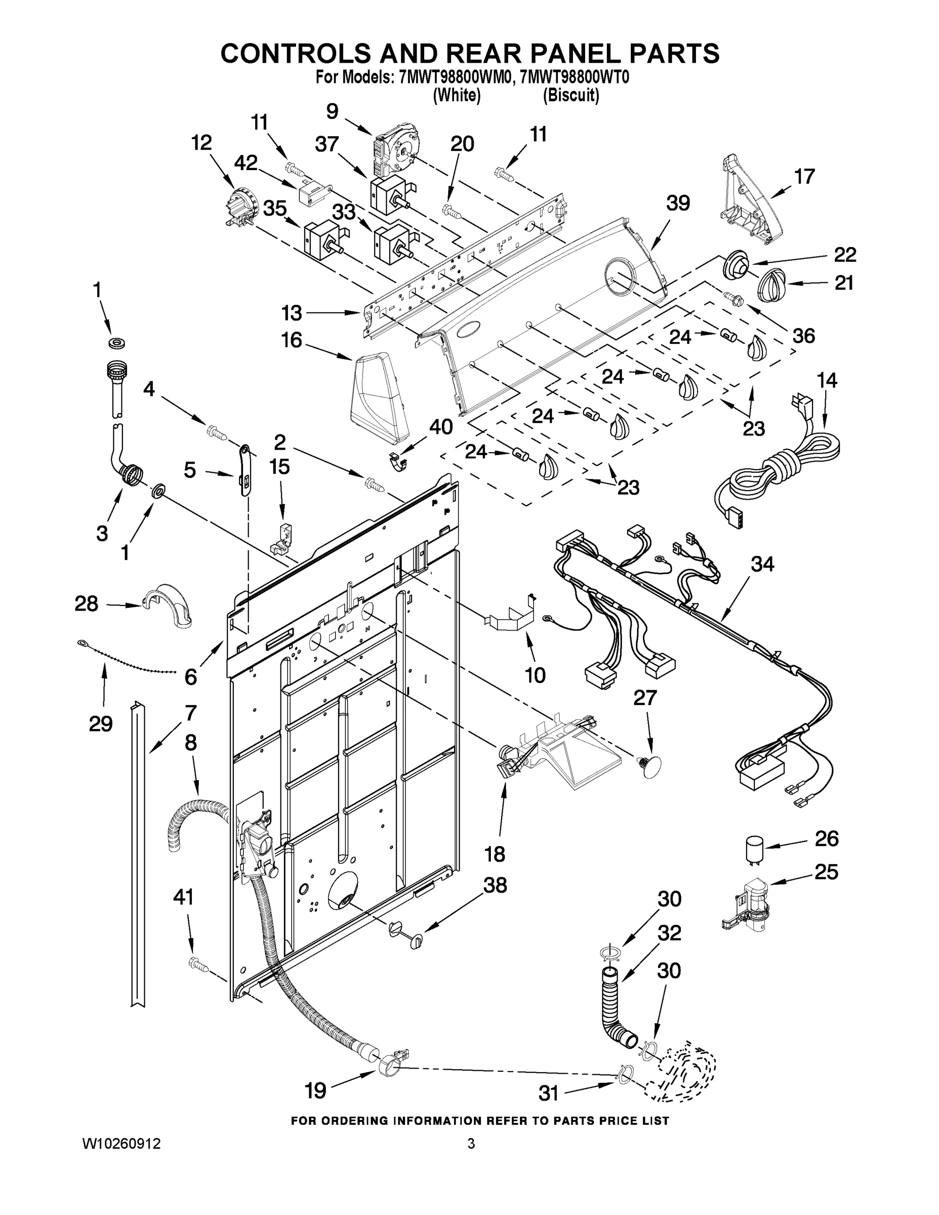 02 - CONTROLS AND REAR PANEL PARTS