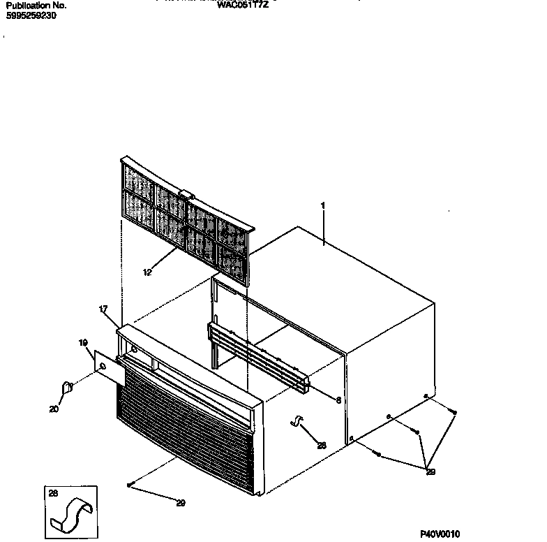 02 - CABINET FRONT AND WRAPPER