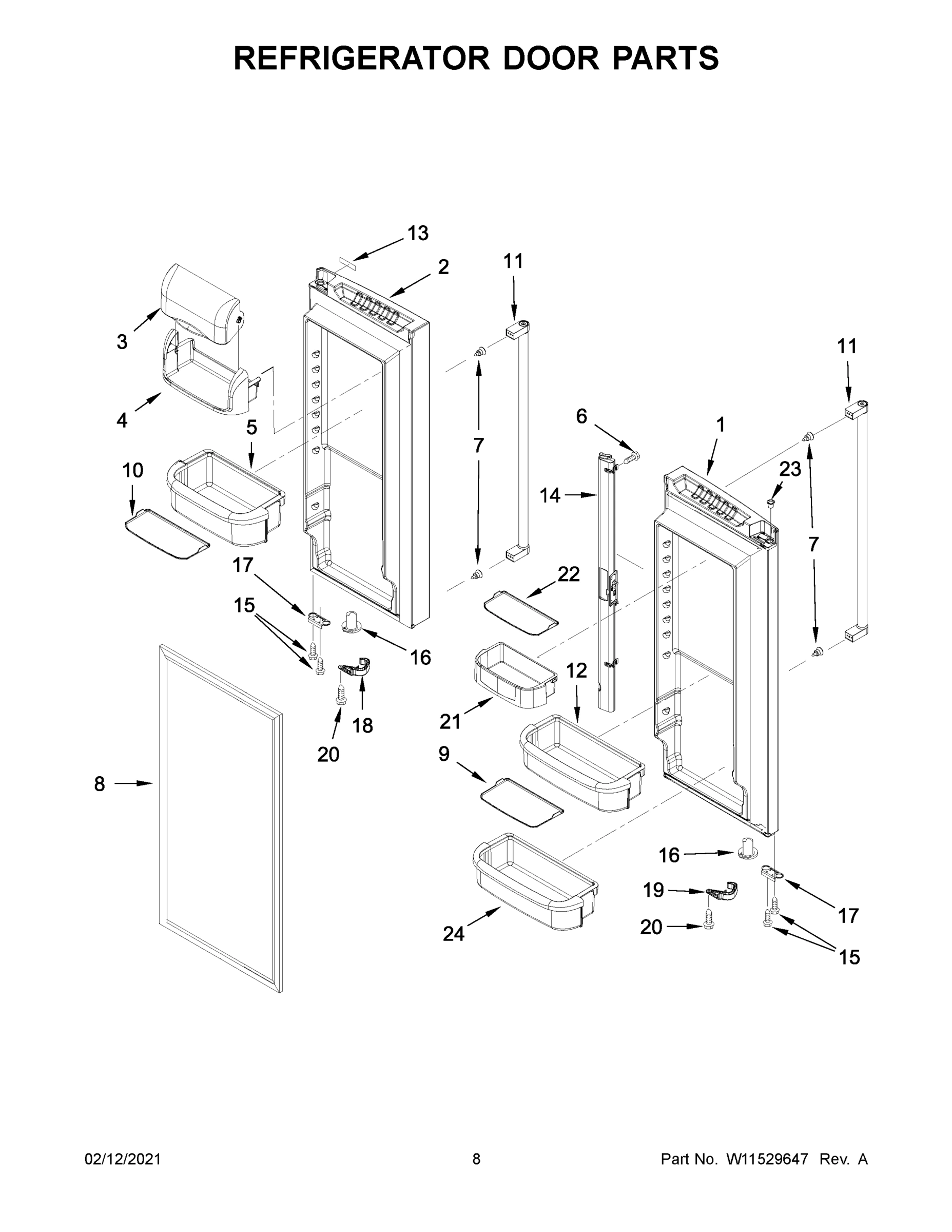 05 - REFRIGERATOR DOOR PARTS
