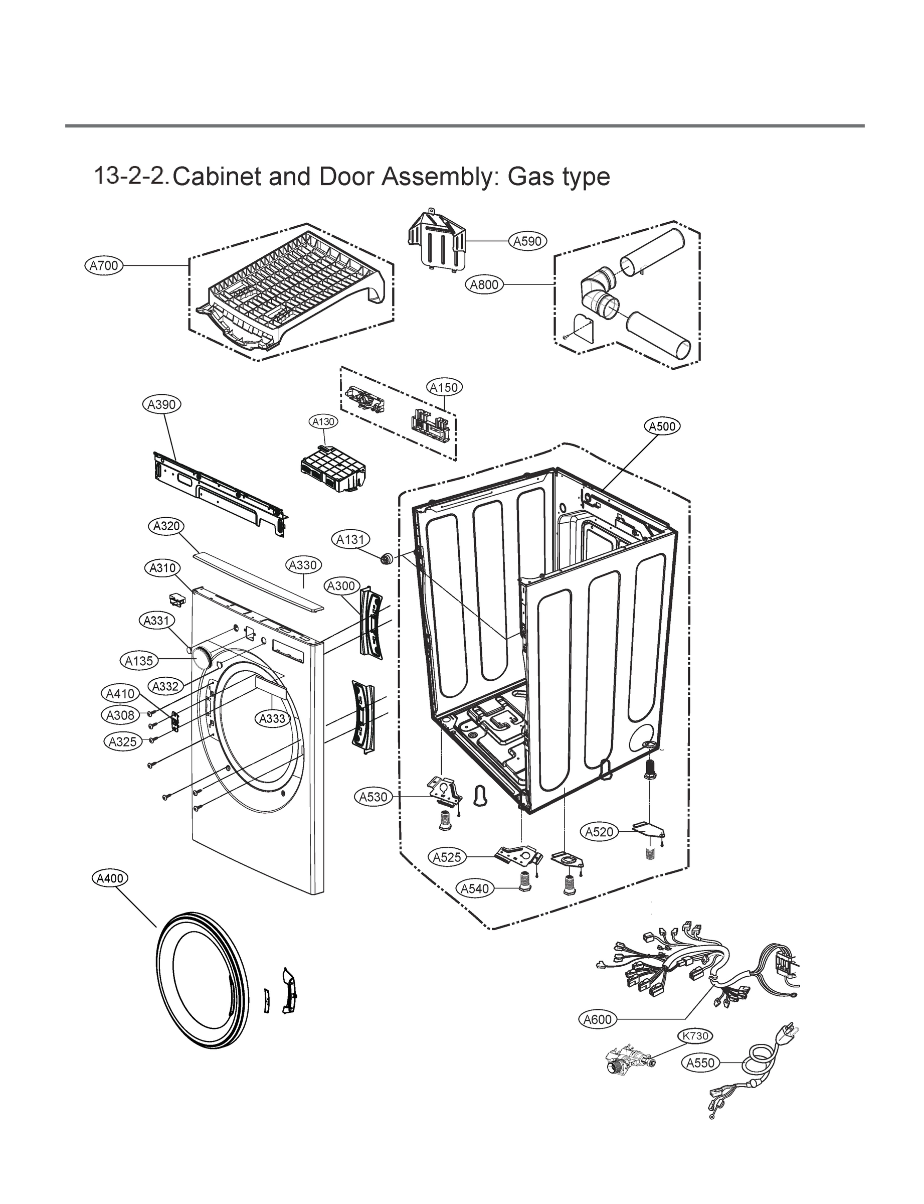 CABINET AND DOOR ASSEMBLY