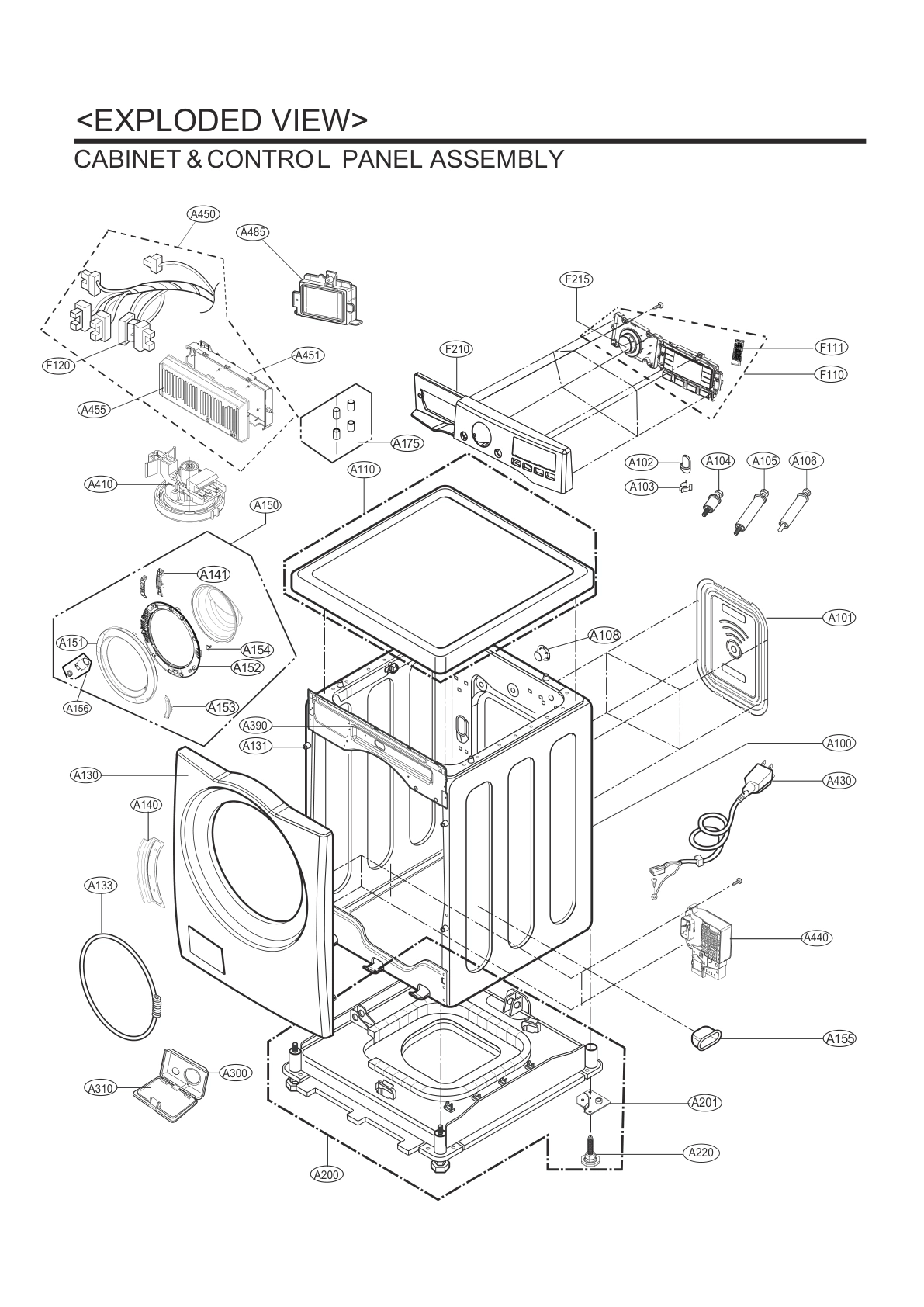 CABINET & CONTROL PANEL ASSEMBLY