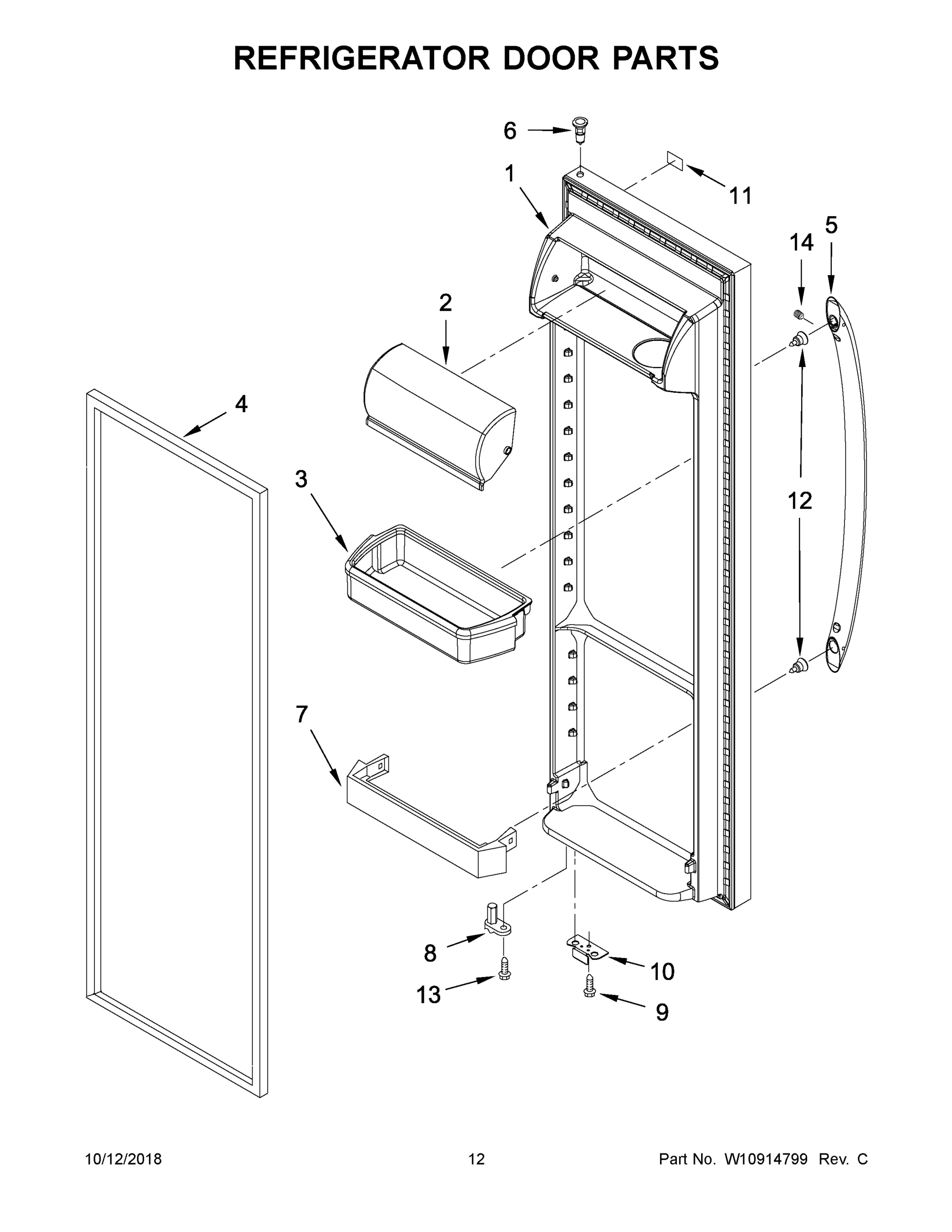 07 - REFRIGERATOR DOOR PARTS