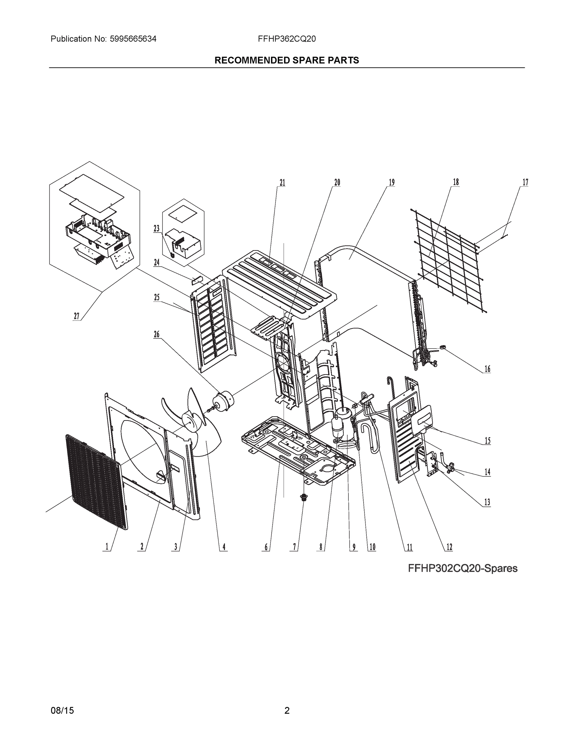 02 - RECOMMENDED SPARE PARTS