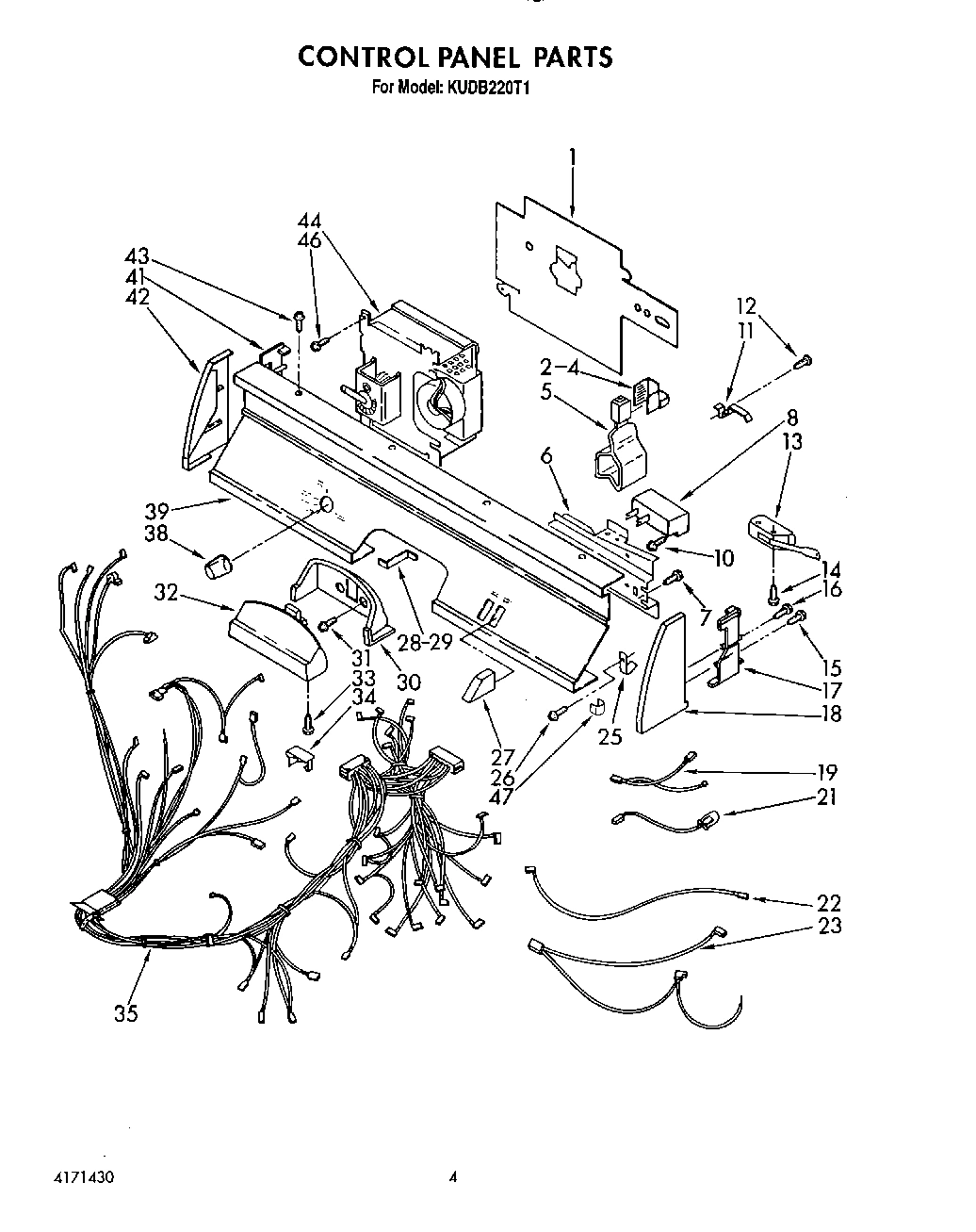 04 - CONTROL PANEL, LIT/OPTIONAL