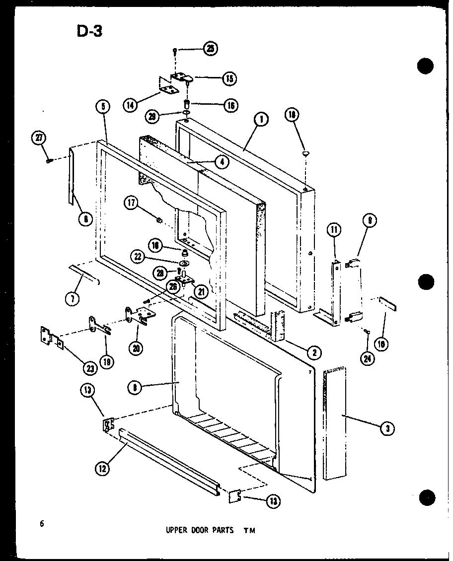 08 - UPPER DOOR PARTS TM