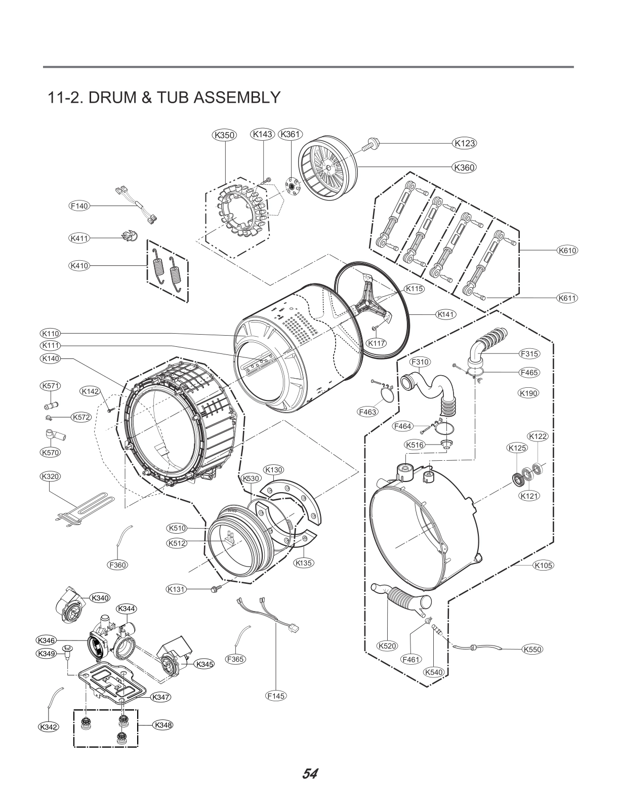 DRUM & TUB ASSEMBLY