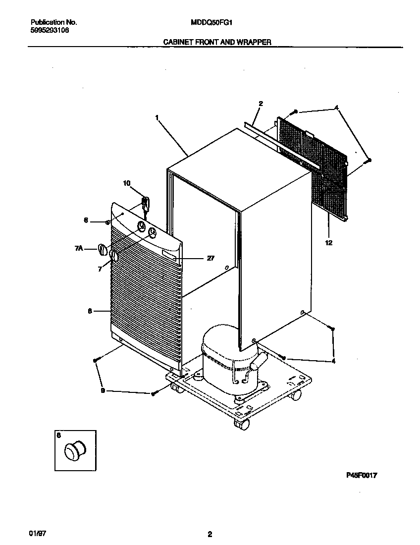 02 - CABINET FRONT AND WRAPPER