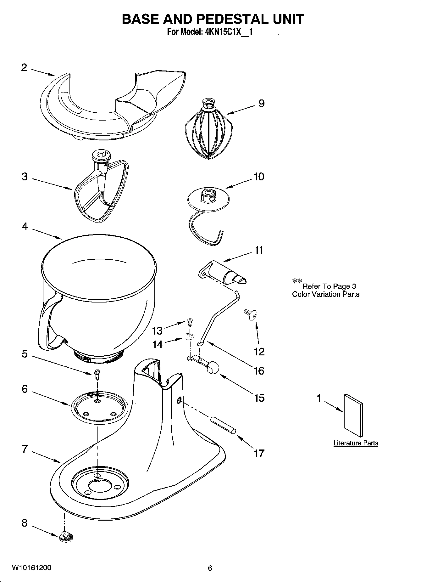 03 - BASE AND PEDESTAL UNIT, OPTIONAL PARTS