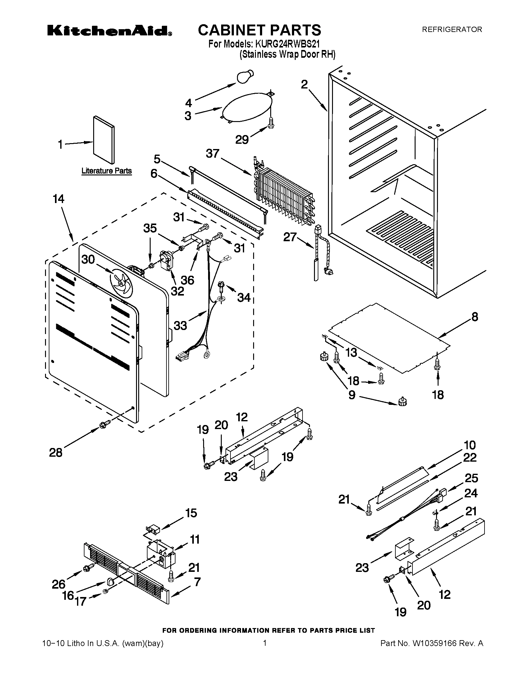01 - CABINET PARTS