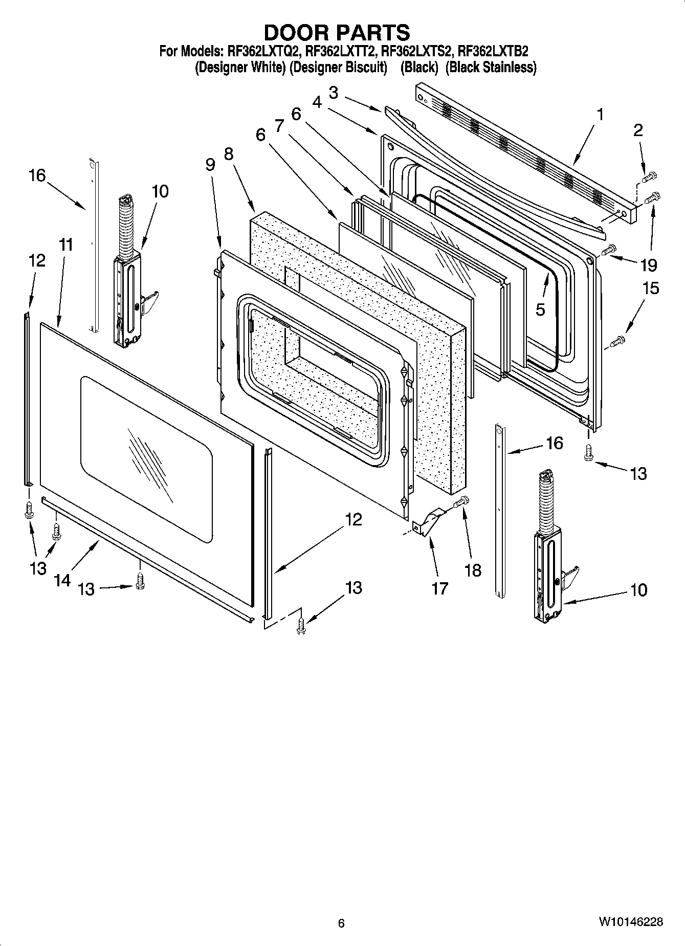 05 - DOOR PARTS, OPTIONAL PARTS (NOT INCLUDED)