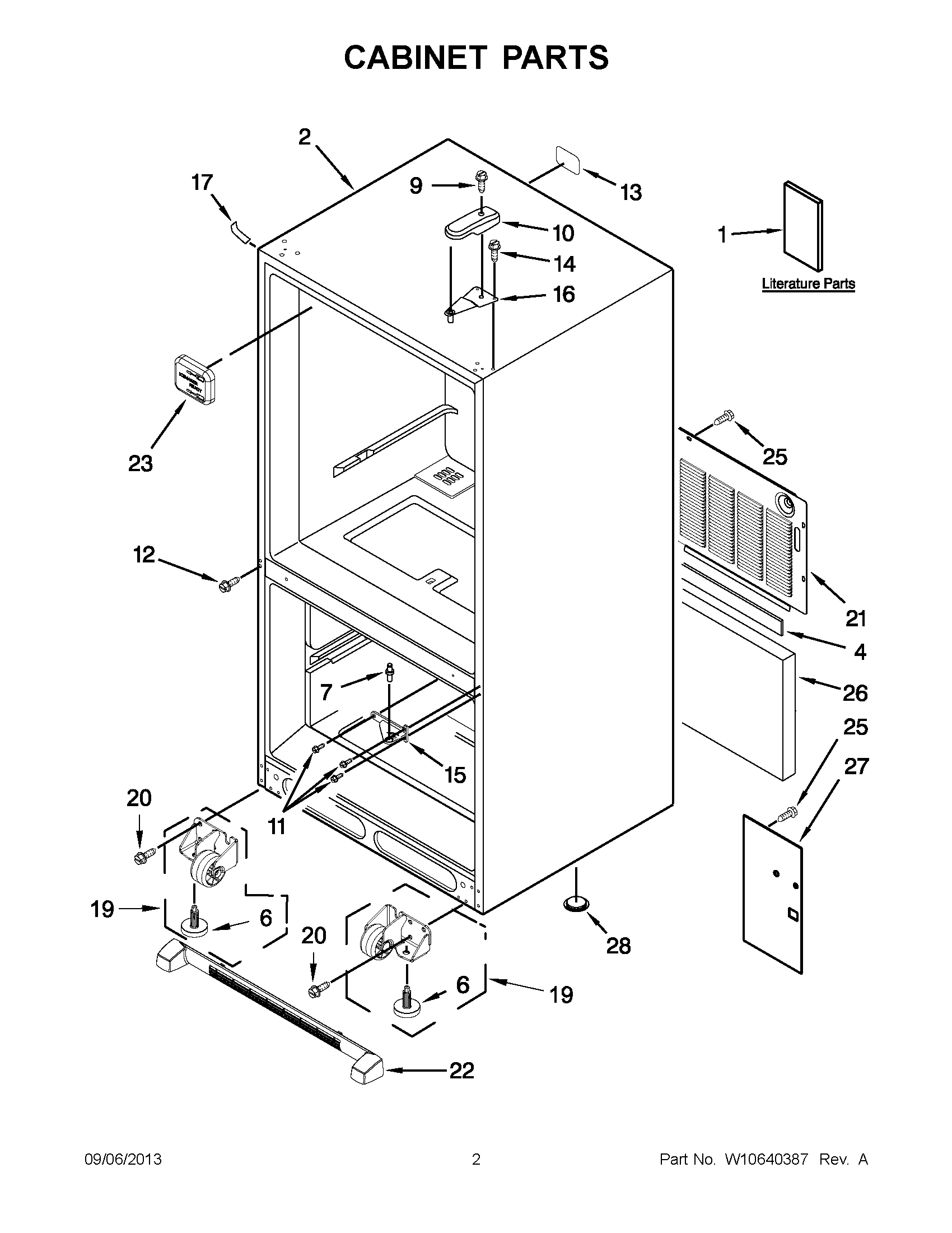 02 - CABINET PARTS