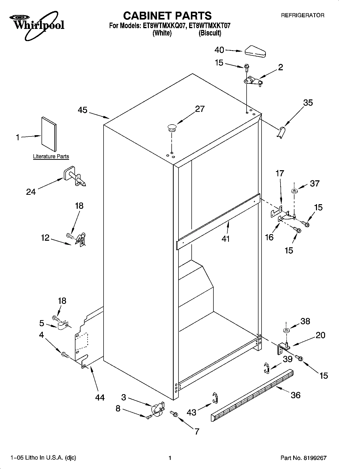 01 - CABINET PARTS