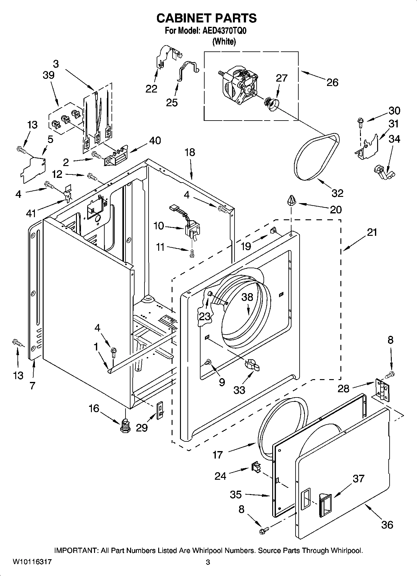 02 - CABINET PARTS