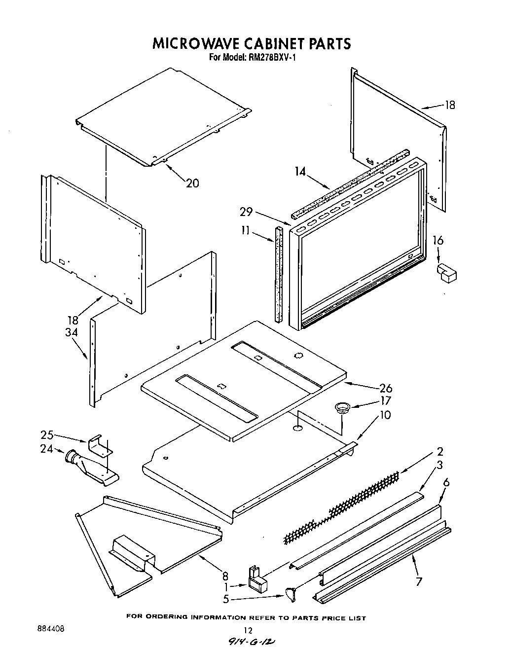 08 - MICROWAVE CABINET , LIT/OPTIONAL