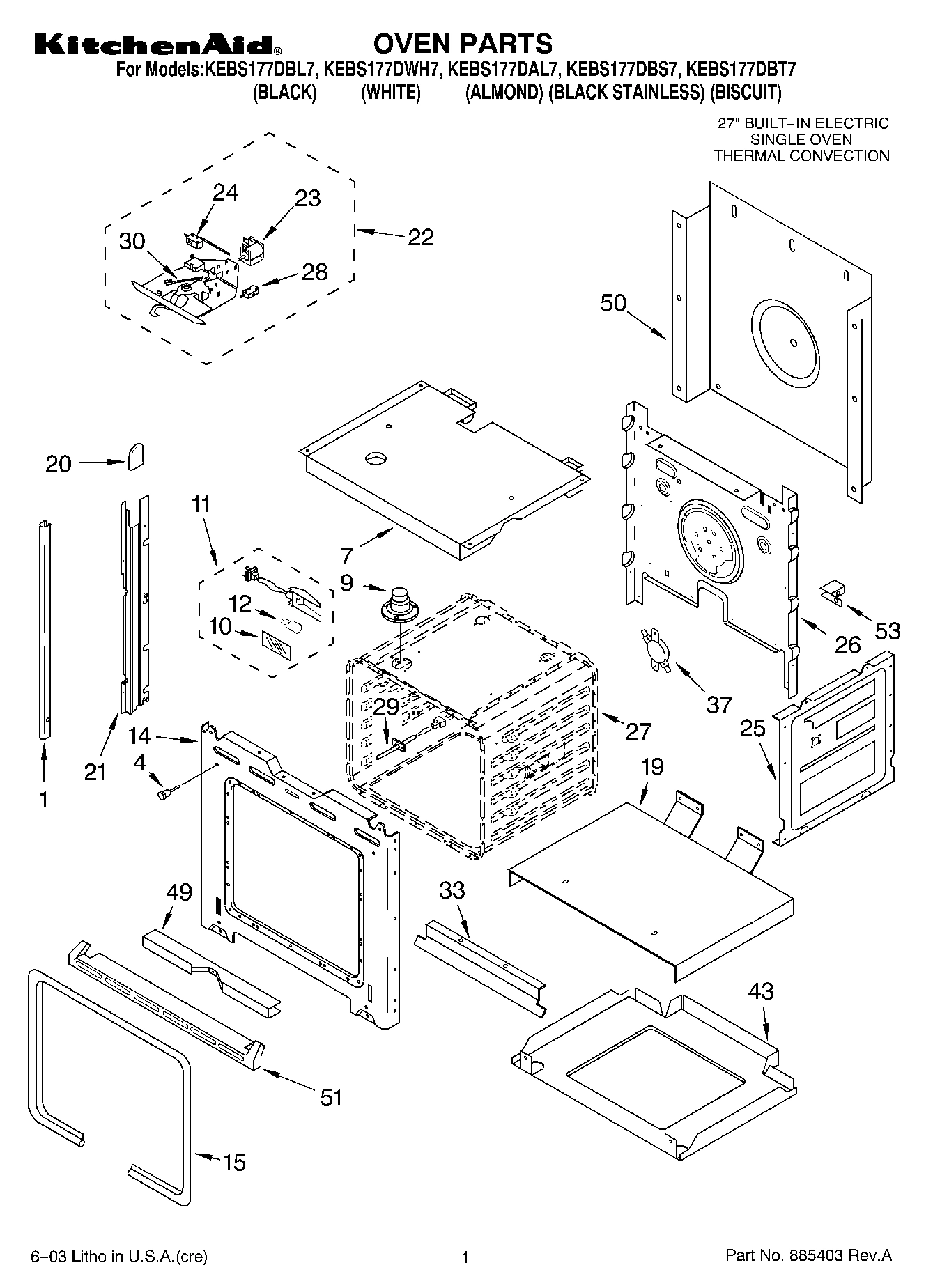 01 - OVEN PARTS