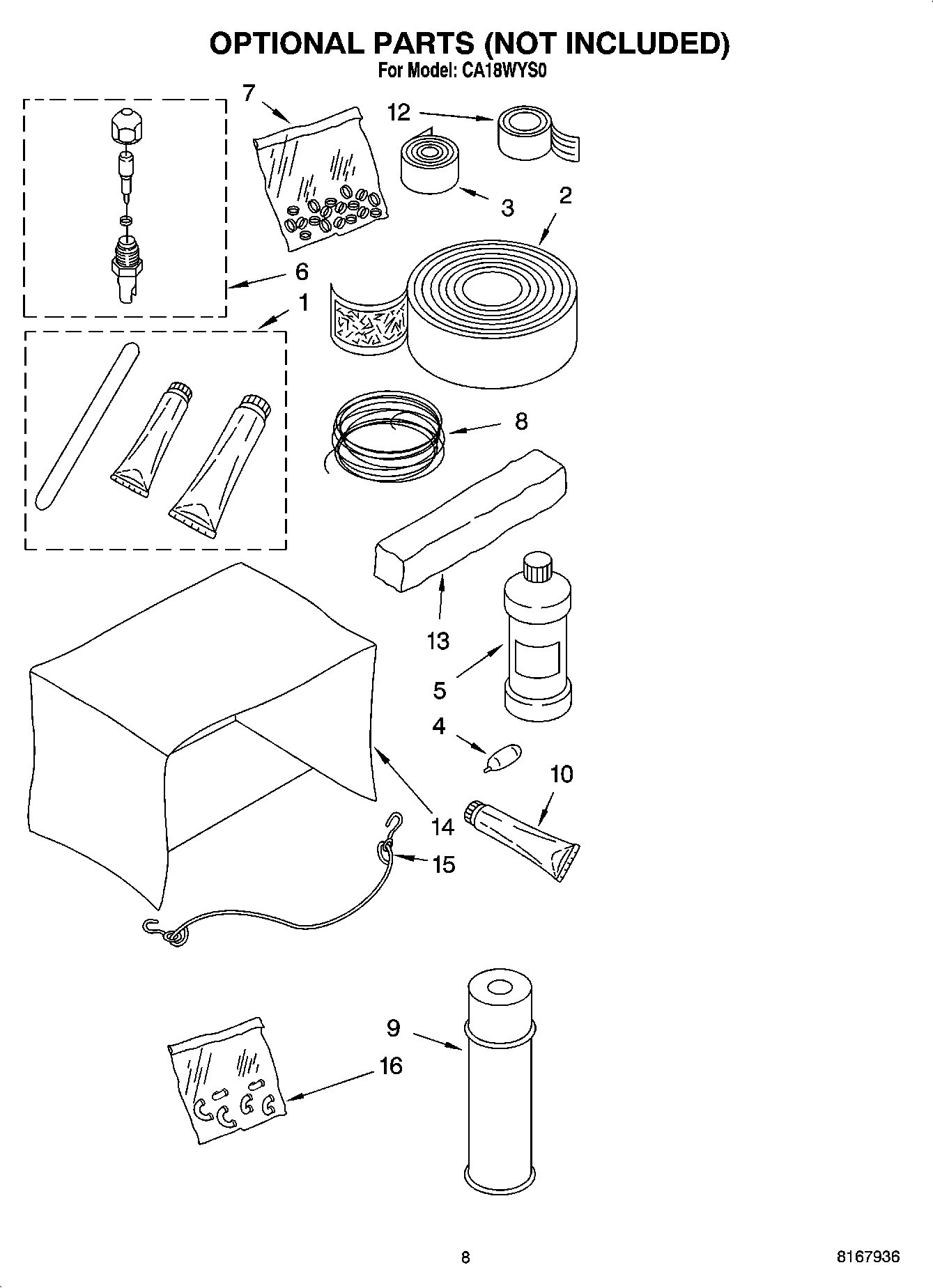 05 - OPTIONAL PARTS (NOT INCLUDED)