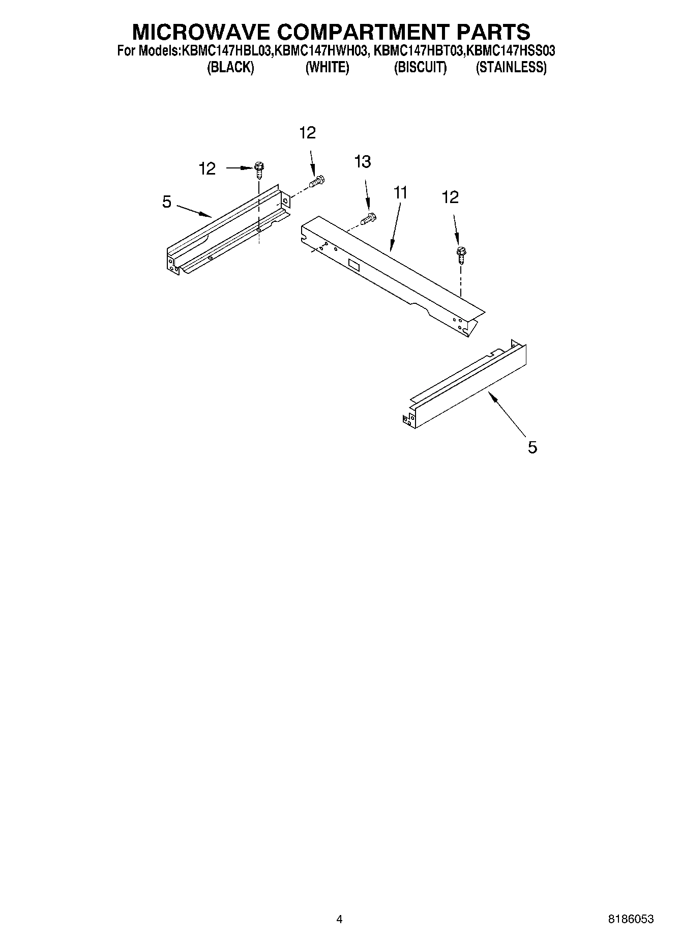 03 - MICROWAVE COMPARTMENT PARTS