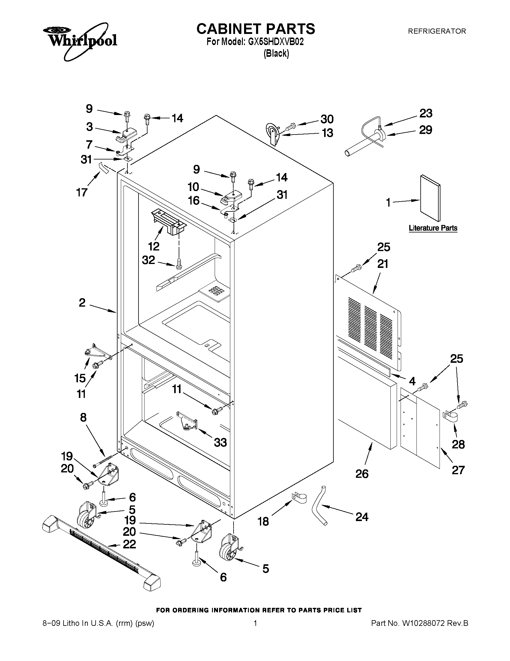 01 - CABINET PARTS