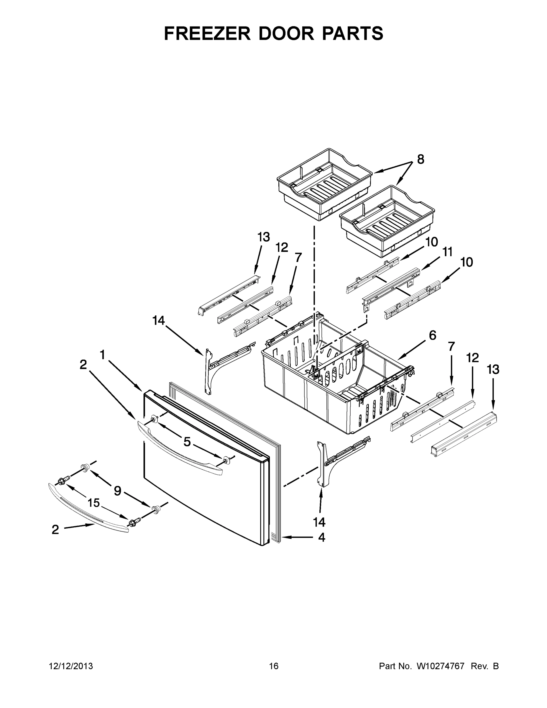 09 - FREEZER DOOR PARTS