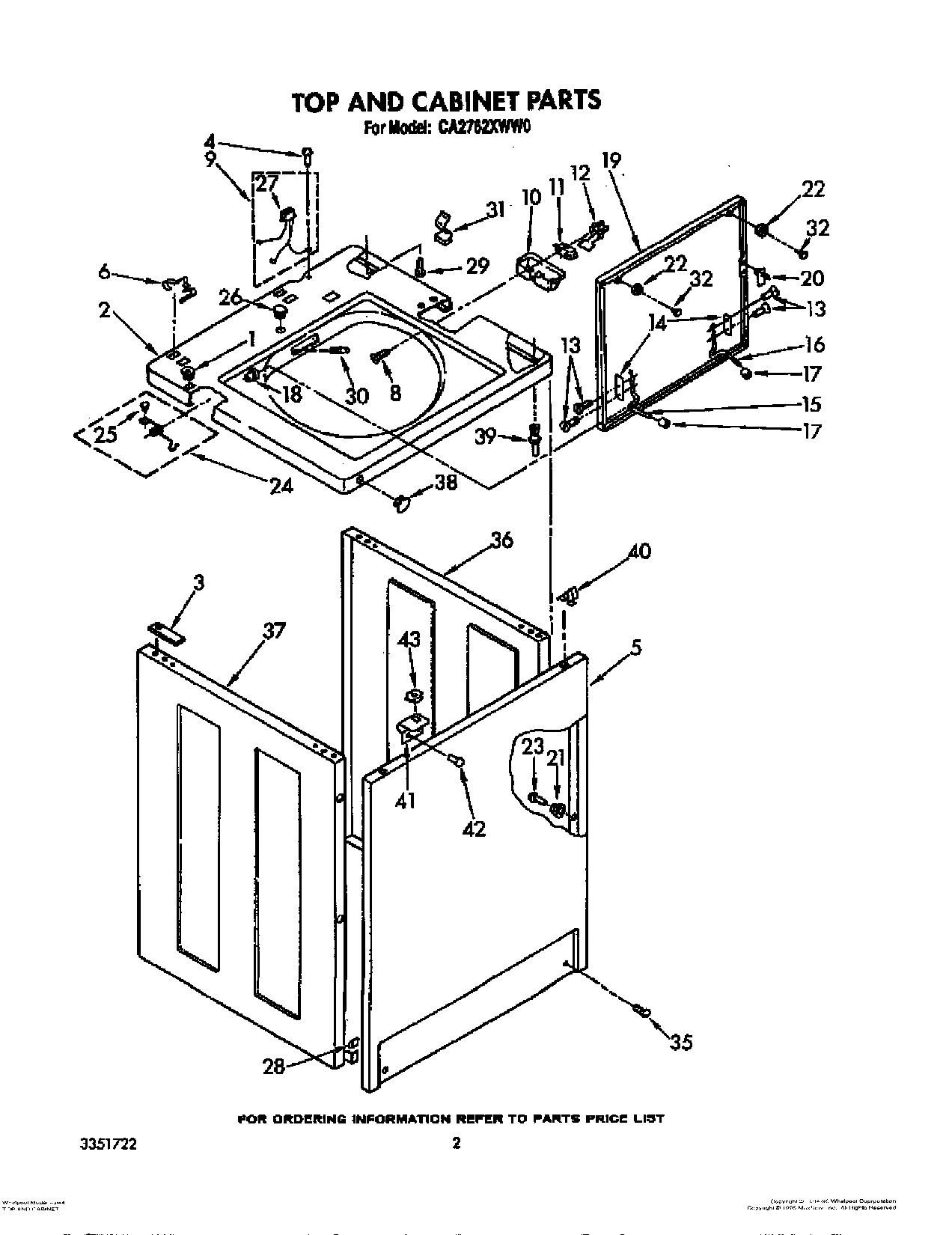 02 - TOP AND CABINET, LIT/OPTIONAL