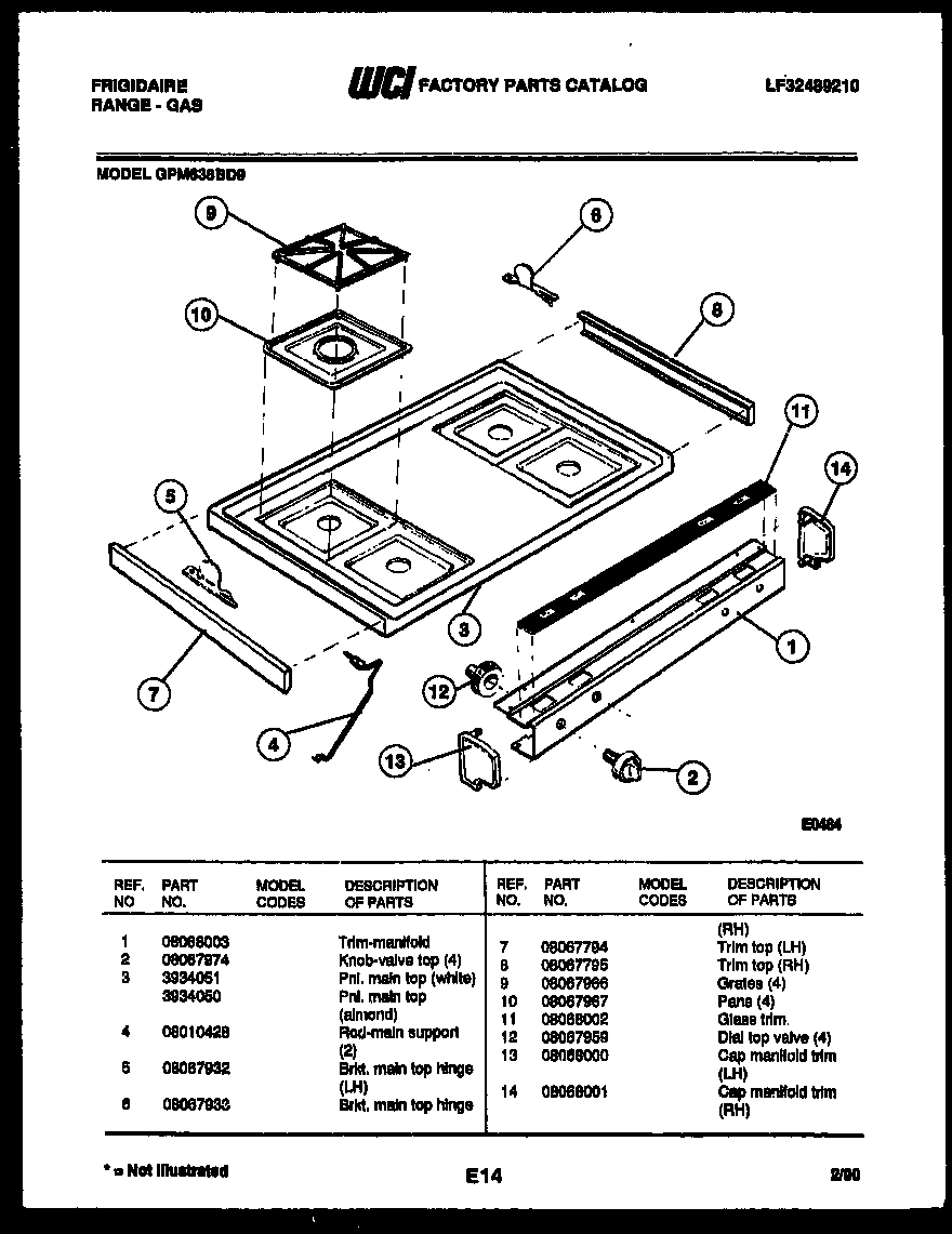 03 - COOKTOP PARTS
