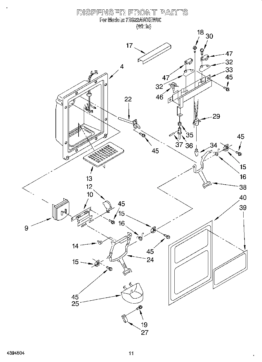 08 - DISPENSER FRONT